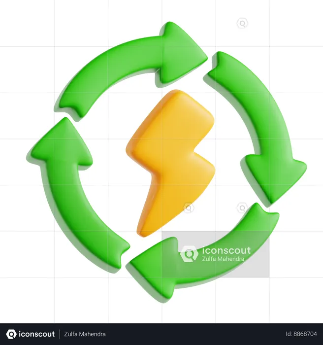 Renewable Resources  3D Icon