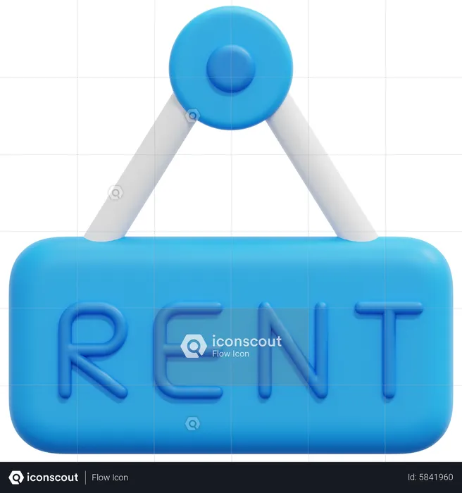 Rent Board  3D Icon