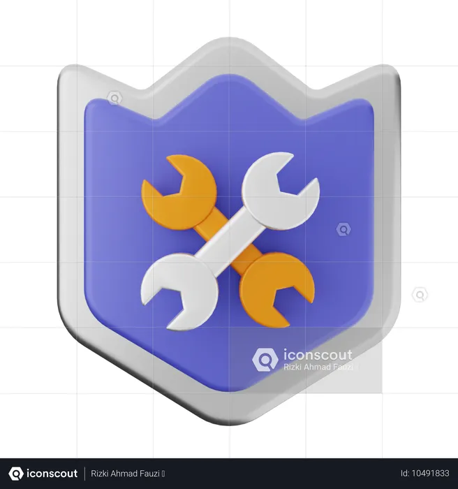 Proteção de escudo de reparo  3D Icon