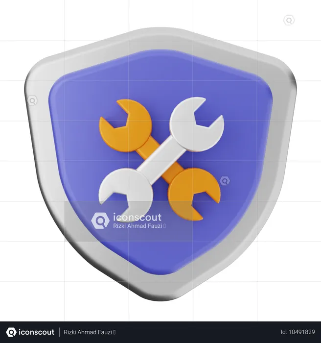 Reparación de protección de escudo  3D Icon