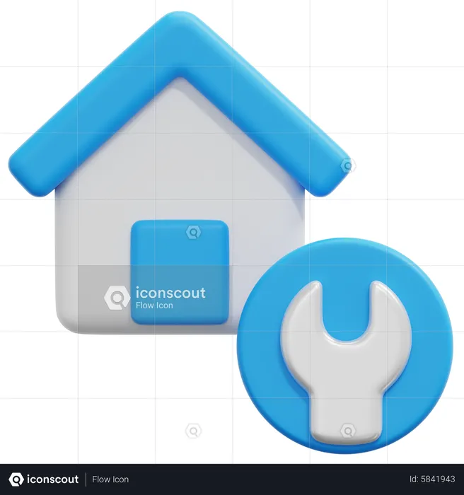 Réparation à domicile  3D Icon