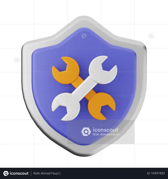 Réparer le bouclier de protection  3D Icon