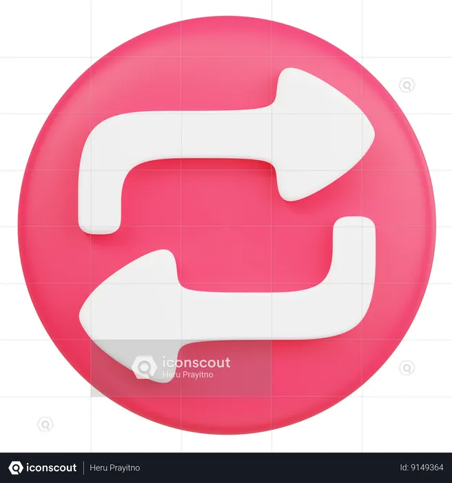 Repeat  3D Icon