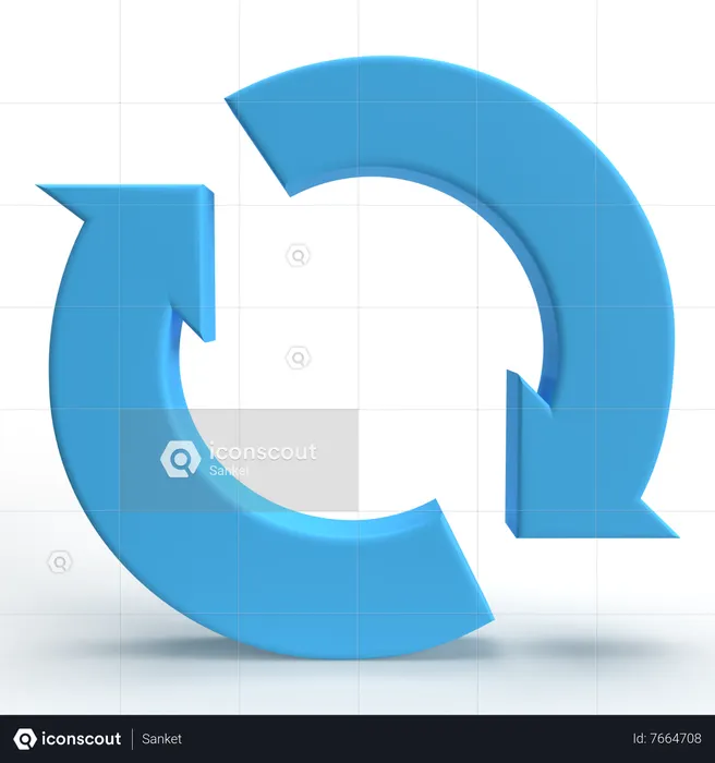 Repeat  3D Icon