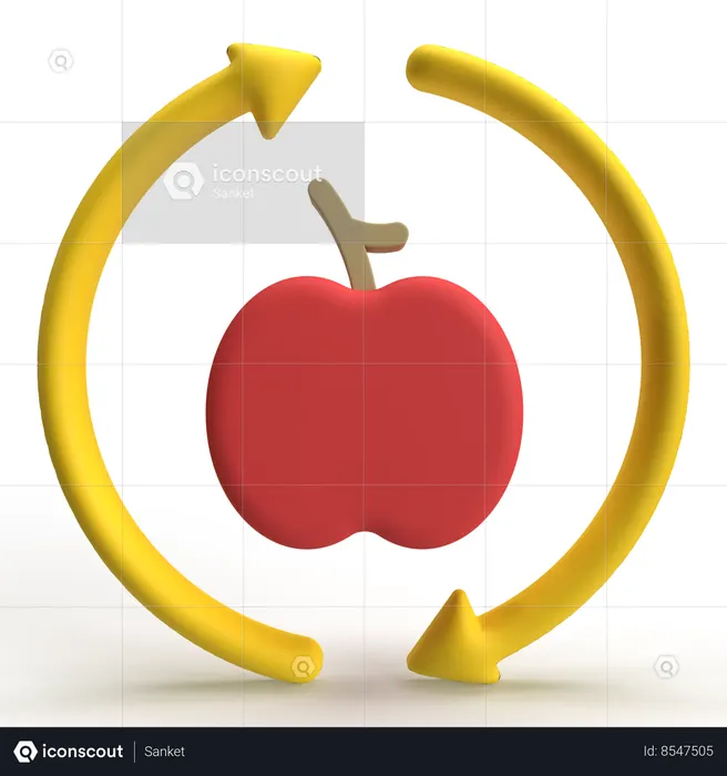 Repeat Food  3D Icon