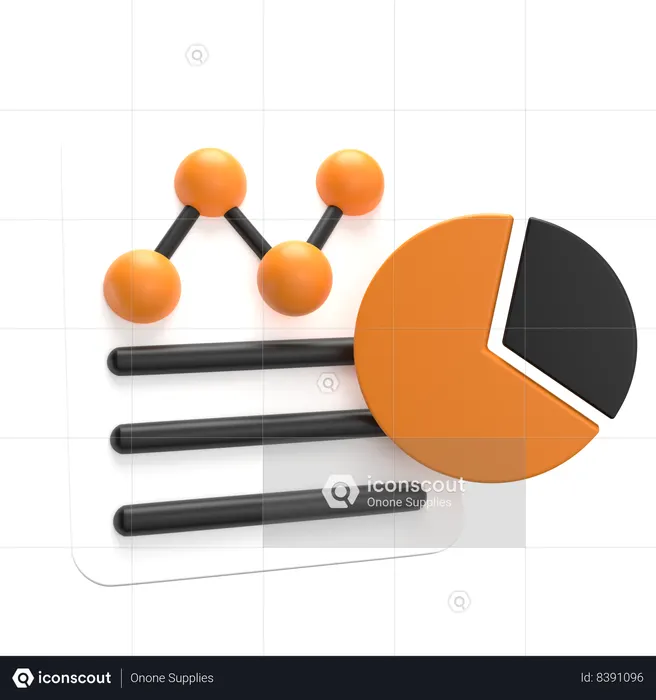 Report  3D Icon