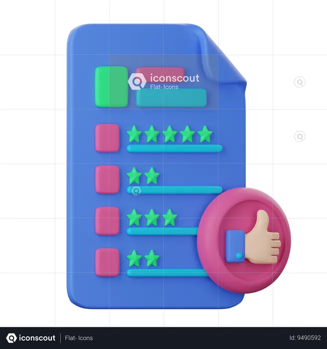 Report Feedback  3D Icon