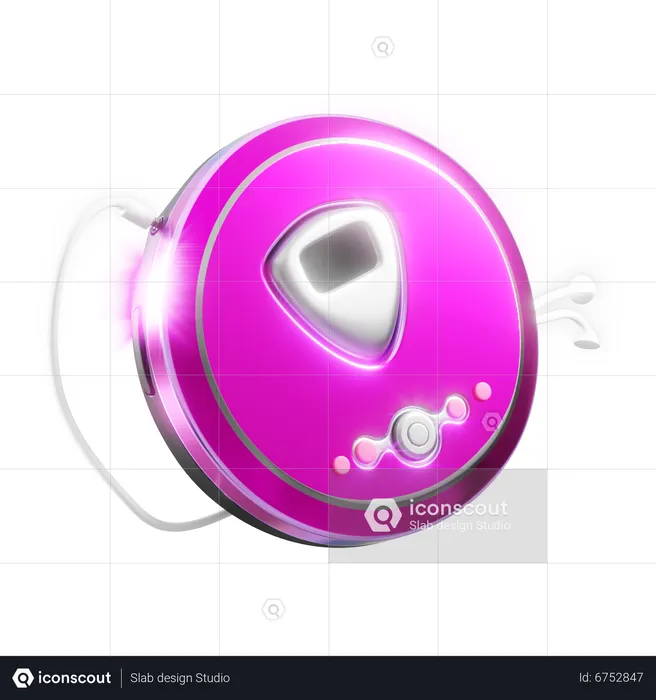 Reproductor de cd discman  3D Icon