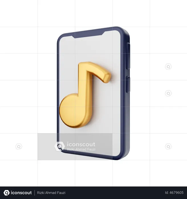 Reproductor de música  3D Icon