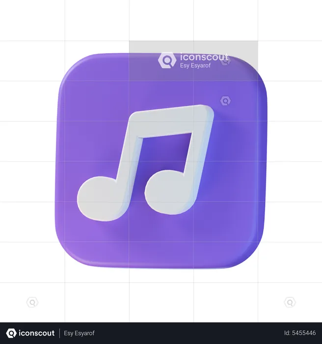 Reproductor de música  3D Icon