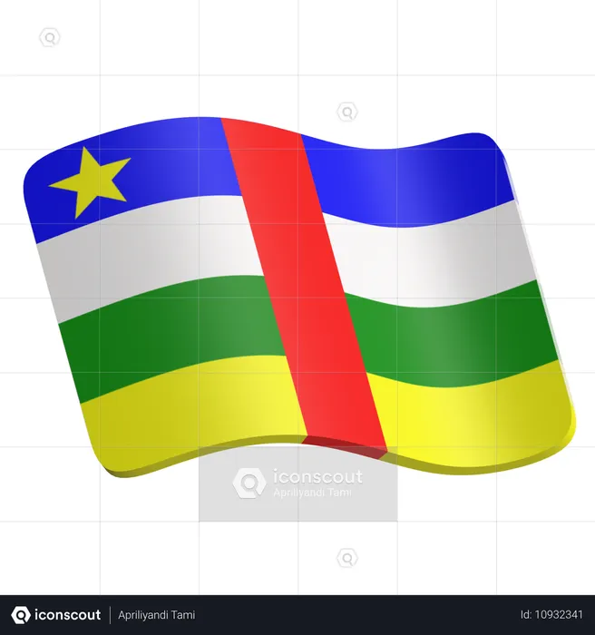 República Centroafricana  3D Icon