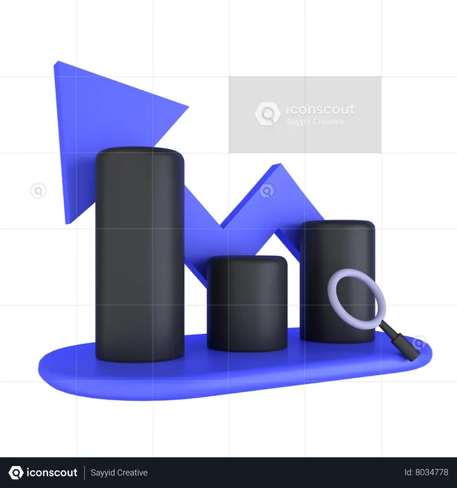 Research Data Insight  3D Icon