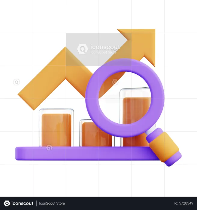Research Data Insight  3D Icon