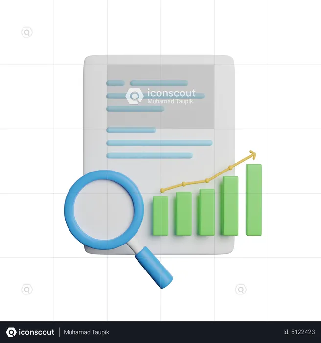 Research Engine Optimization  3D Icon