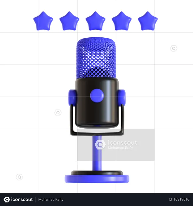 Revisión de podcasts  3D Icon