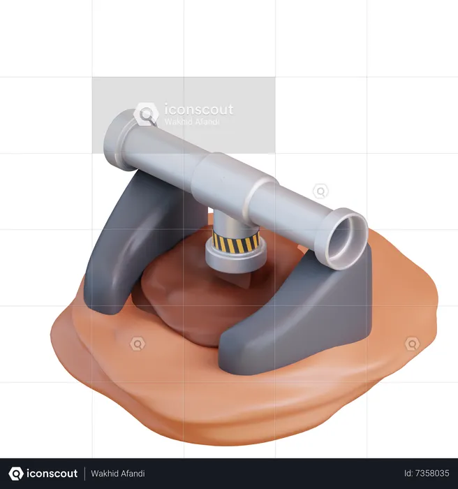Resíduos de fábrica  3D Icon