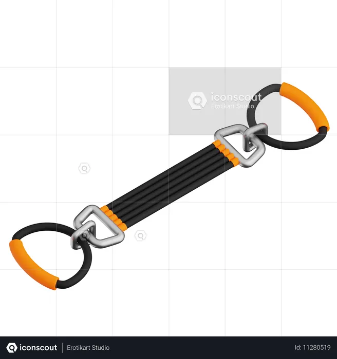 Resistance Band  3D Icon