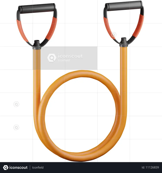 Resistance Band  3D Icon