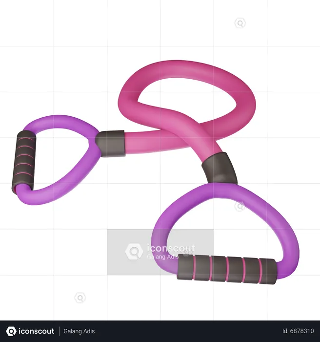 Resistance Band  3D Icon