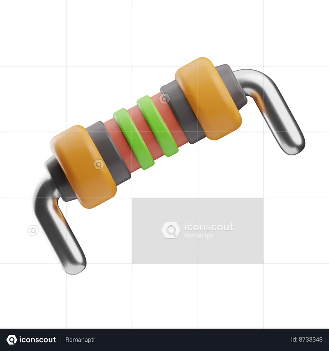 Resistor  3D Icon