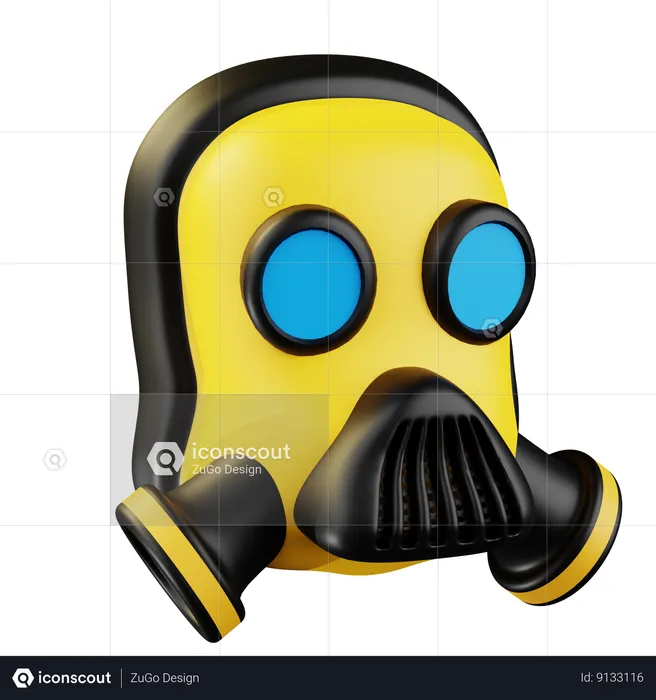 Respirator Mask  3D Icon