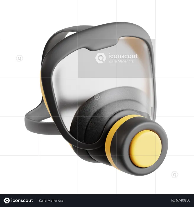 Respirator Mask  3D Icon