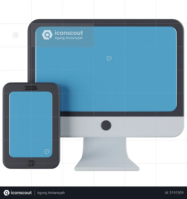 Responsive  3D Icon