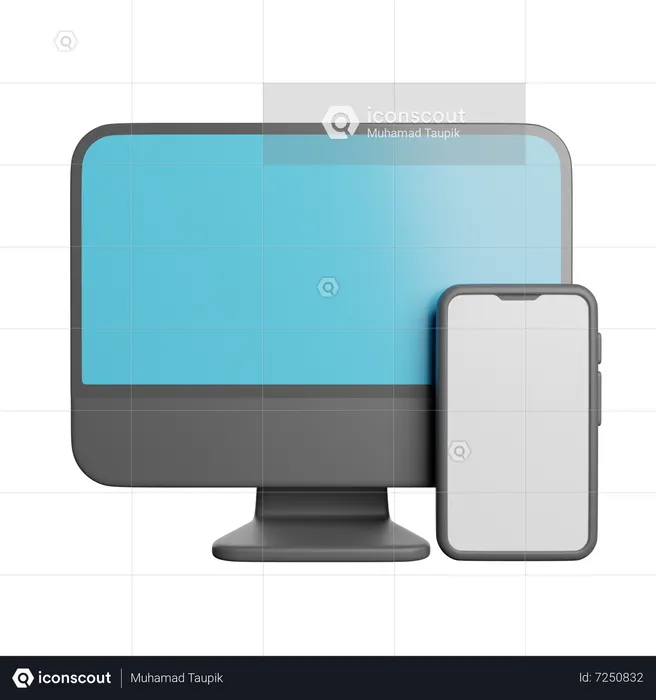 Responsive  3D Icon