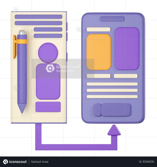 Responsive Design  3D Icon