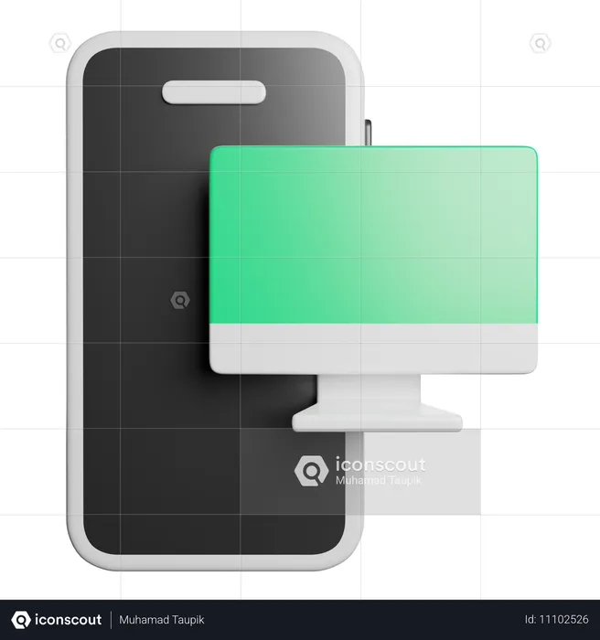 Responsive Device  3D Icon