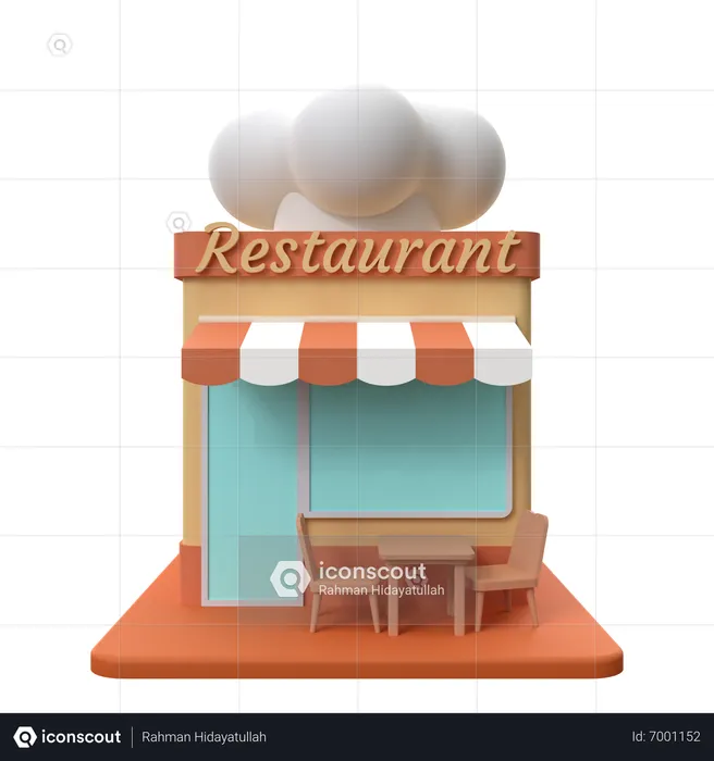 Restaurant  3D Icon