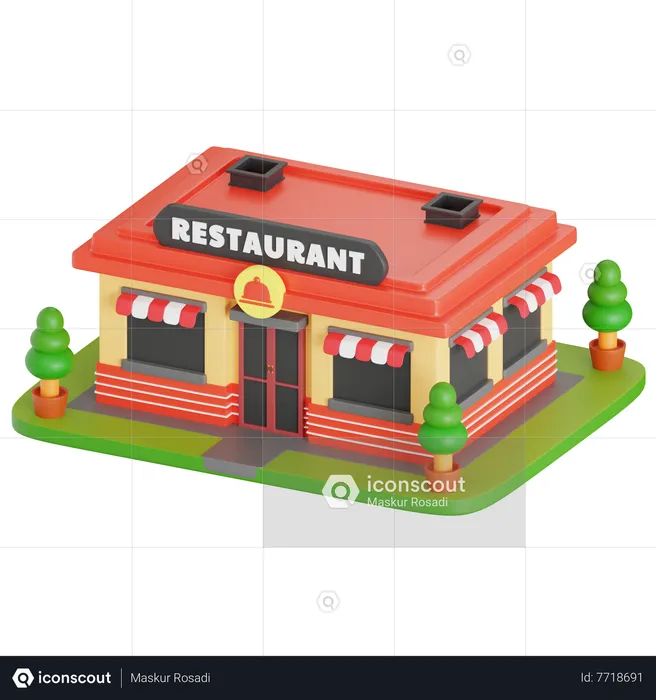 Restaurant  3D Icon