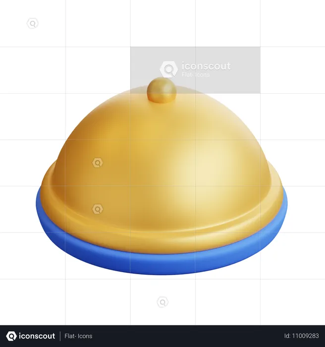 Cloche de restaurant  3D Icon