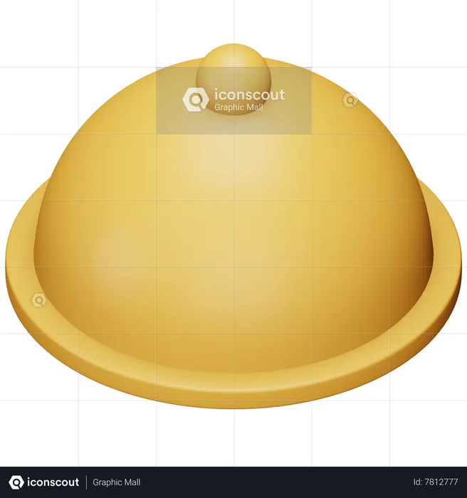 Cloche de restaurant  3D Icon