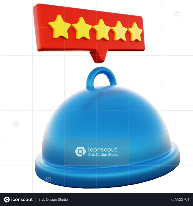 Restaurant Rating  3D Icon