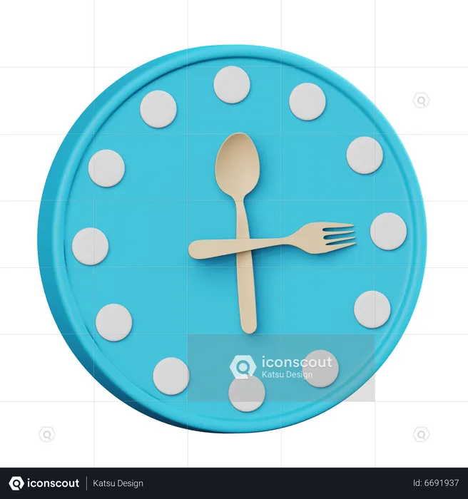 Restaurant-Uhr-Timer  3D Icon