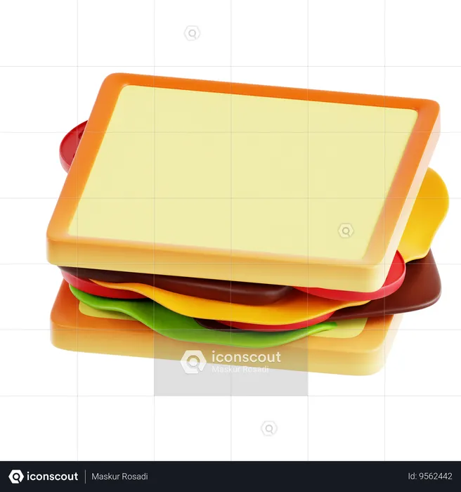 Sandwich  3D Icon