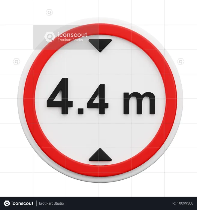 Restriction de hauteur  3D Icon