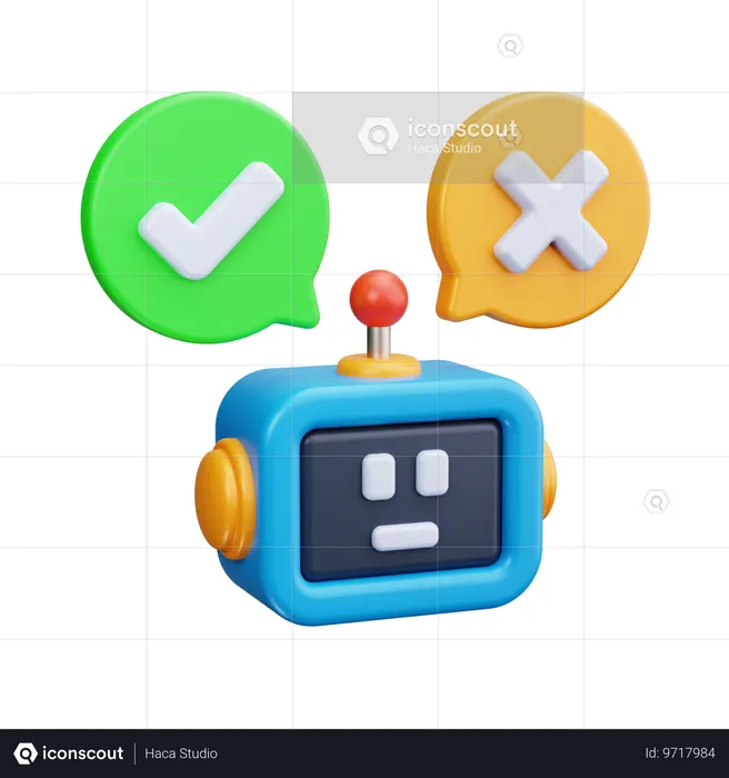 Resultados do chatbot  3D Icon