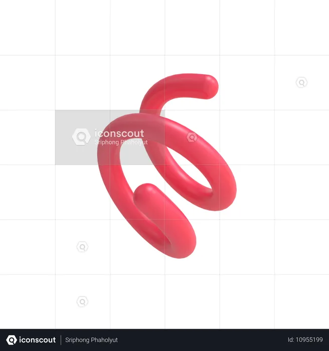 Spirale abstraite  3D Icon