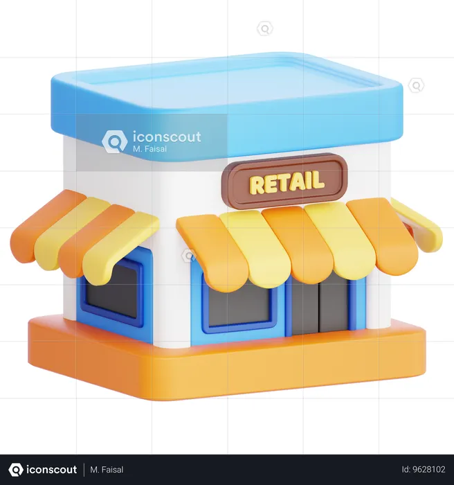 Retailer  3D Icon