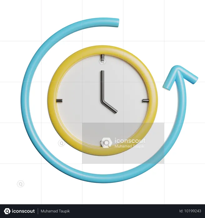 Retour du temps  3D Icon