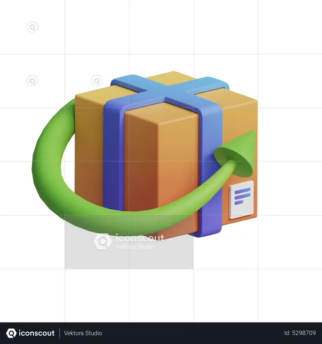 Livraison de retour  3D Icon
