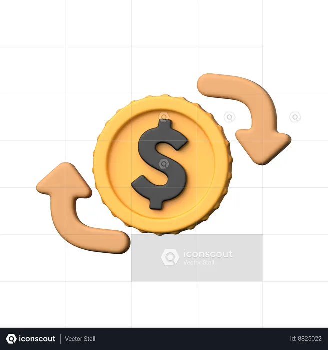 Retour sur investissement  3D Icon