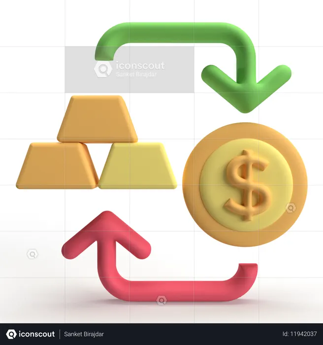 Retour sur investissement  3D Icon