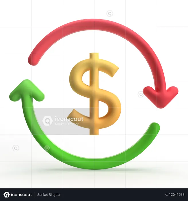Retour sur investissement  3D Icon