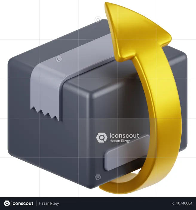 Rücksendepaket  3D Icon