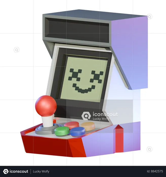 Retro Arcade  3D Icon