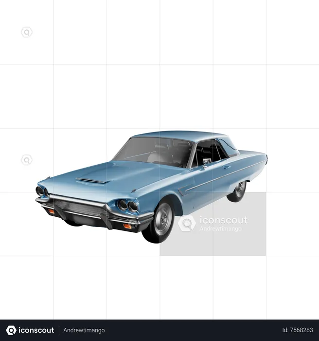 Retro-Auto  3D Icon