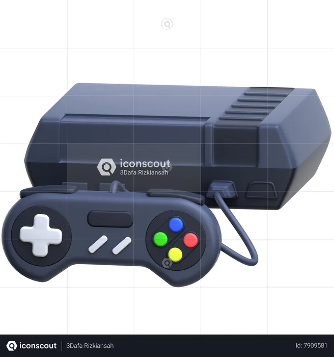 Console rétro  3D Icon